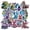 4A-50pcs, variant on 35pcs-50pcs Cute Dragon Stickers Fantasy Creature Stickers Holographic Vinyl Stickers for Laptops Notebooks Suitcases