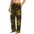 thumbnail image 6 of Fotbe Monochrome Excavators Pattern Men's Pajama Pants,Sleepwear Pants,Pj Bottoms Drawstring And Pockets-X-Large, 6 of 6