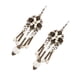thumbnail image 3 of Popular Ahueca Hacia Fuera Los Borlas Cuelgan Los Pendientes Del Perno Prisionero Blanco Yinane Pendientes colgantes étnicos, 3 of 4