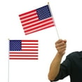 thumbnail image 4 of 20Pcs USA United States Mini Flags Fade Resistant Hand Held Small Miniature American US Flags Party Accessories, 4 of 7