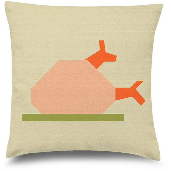 Awkward Styles Thanksgiving Decorative Pillow Covers Turkey Dinner Throw Cushion Case