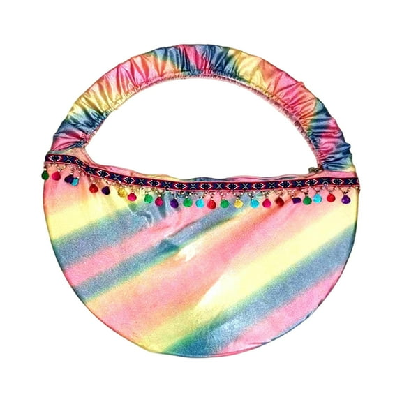TTETTZ Exercise Hoop Bag Carrying Bag Tote Multipurpose Gymnastics Equipment Holder Shell Charms L