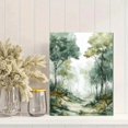 thumbnail image 2 of Misty Forest Path Canvas Print Wall Art for Living Room Bedroom Office Entryway Hallway Home Decor, 2 of 8
