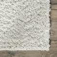 thumbnail image 5 of nuLOOM Marleen Contemporary Shag Area Rug, 7' 10" x 10', Off-White, 5 of 9
