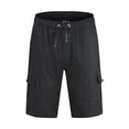 thumbnail image 3 of Kcolen Athletic Shorts for Mens Relaxed Fit Men's Summer Casual Slim Fit Shorts with Lace Up Design Solid Color Lightweight Comfortable Pants for Youth and Young Adults, 3 of 9