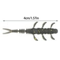 thumbnail image 5 of 10pcs Artificial Baits Fishing Tackle Soft Baits Wobblers Split Tail Lures for Trout 4cm 0.35g Swimbaits Mini Lures, 5 of 16