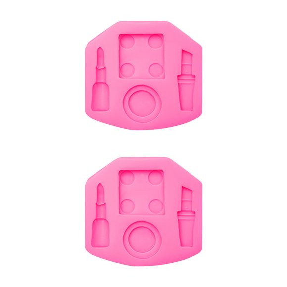 Vogacara Moldes de silicona para el hogar, interesante y práctico molde para hornear pasteles, herramienta para hornear con patrones de Tipo 3 2piezas