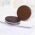 thumbnail image 3 of Nuevo Mini espejo de maquillaje compacto de bolsillo Lindas galletas de chocolate creativas con peine (colores aleatorios) JAMW Sencillez, 3 of 5
