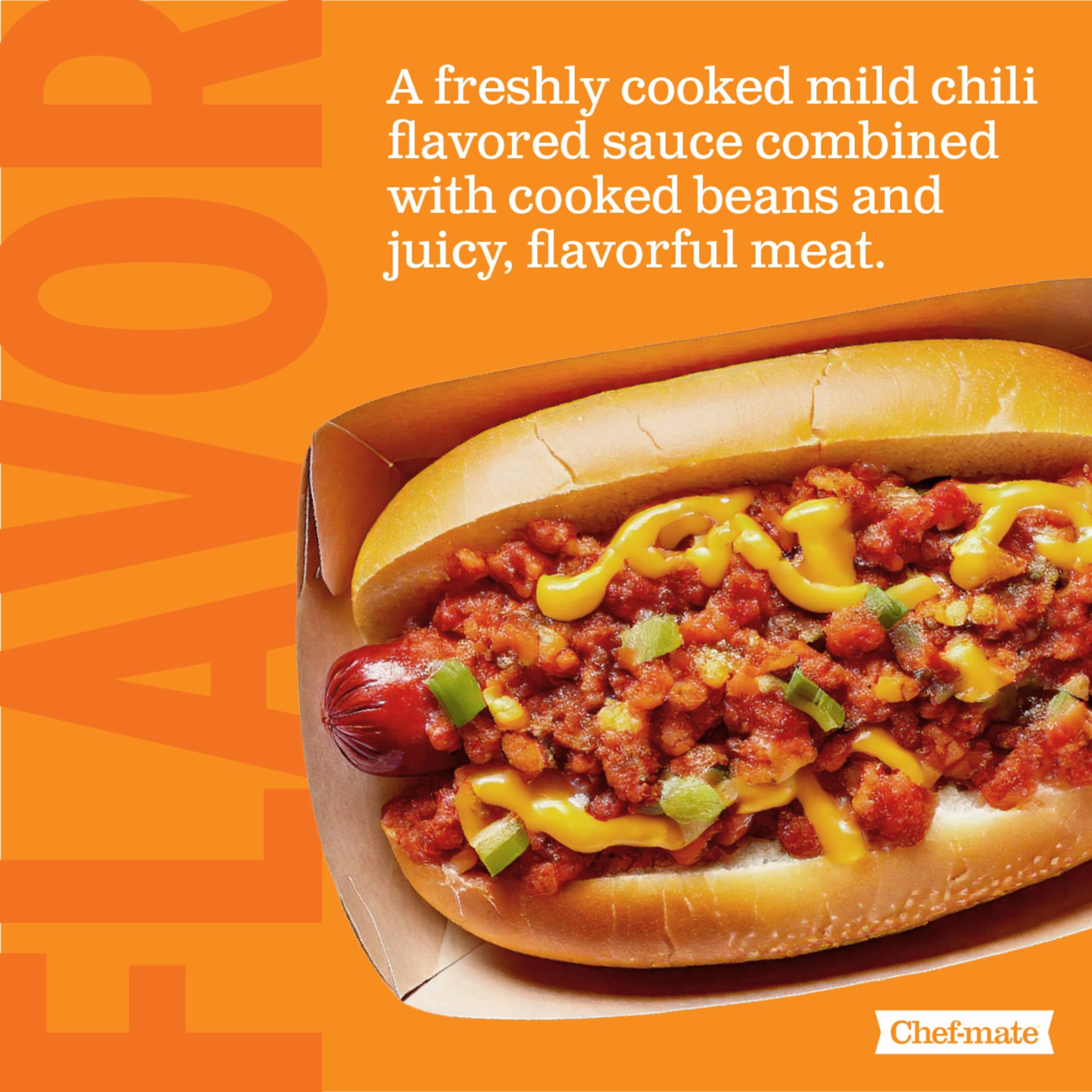Chef-mate, Hot Dog Chili Sauce with Meat, 108 oz Can