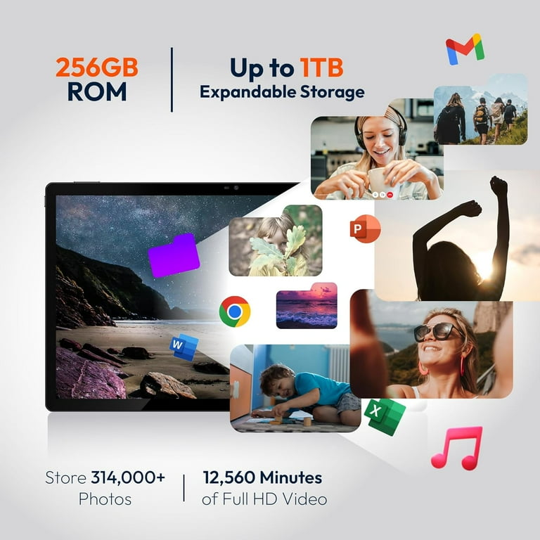 MESWAO 2025 15.6 Inch Android 14 Large Tablet, FHD IPS Helio G99