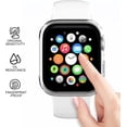 thumbnail image 5 of Case Compatible with Apple Watch Series 3 Series 2 Series 1 42mm, Hard PC All-Around Protective Cover with Tempered HD Glass Screen Protector Scratch Resistant Slim & Durable, 2Pack, 5 of 5