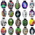 thumbnail image 3 of New Kuso Rick And Morty Wei Clothes Men And Women Students Korean Loose Hooded Couple Clothes, 3 of 3