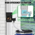thumbnail image 3 of Leaf Downspout Filter Weather Proof Space Saving Gutter Downspout Leaf Filter Adapter for 3in 4in Drainpipe, 3 of 7