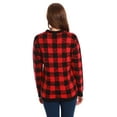 thumbnail image 3 of #followme Womens Ugly Christmas Sweater - Sweaters for Women (Buffalo Plaid, Small), 3 of 3
