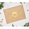 thumbnail image 3 of Darling Souvenir Round Glitter Save The Date Stickers Wedding Personalized Bride Groom Names And Date Envelope Seals 45 Pcs, 3 of 4