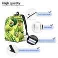 thumbnail image 5 of Balery Kiwi and Avocado Vintage Canvas Backpack for Men and Women - Large Capacity, Durable Travel Laptop Bag for School, Work, Hiking, and Outdoor Activities, 5 of 7