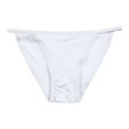 thumbnail image 5 of Xudanell Women's Side Tab Bikini V Cut Bathing Swimsuit Bottom Triangle Pants Spring Summer Sexy Bottom Swim Pants (White,One Size), 5 of 6