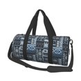 thumbnail image 1 of Easygdp Snowflake Vintage Pattern Bolsa de Viaje, Bolsa de Mano, Bolsa de Gimnasio, Bolsa de Equipaje para Viaje, 1 of 6