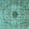 thumbnail image 1 of Ahgly Company Indoor Square Persian Light Blue Traditional Area Rugs, 8' Square, 1 of 4