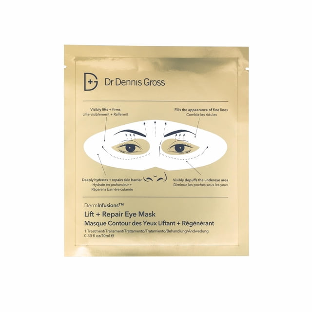 Mascarilla para ojos Dr. Dennis Gross Lift + Repair, 10 ml, hidratante