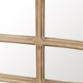 thumbnail image 4 of HomeStock Vintage Variety Natural Wood Finish Accent Arched Window Wall Mirror, 4 of 10