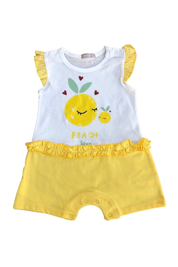Peach Love Romper