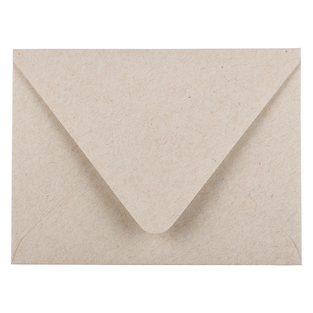 JAM A2 Euro Flap Envelopes, 4.4x5.8, 50/Pack, Sand Grey