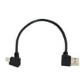 thumbnail image 3 of Cable de Ángulo Recto, Aplicacia Amplia USB A A Micro Resistencia Al Desgaste del Cable Usb para la Cámarae para Teléfono Móvil para Televisores, 3 of 7