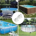 thumbnail image 4 of fastboy Resin Pool Ladder Deck Mount Flanges For Ground Garden And Swimming Stability Heavy Duty Railing, 4 of 6