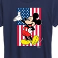 thumbnail image 3 of Disney - Mickey Flag - Women's Short Sleeve Graphic T-Shirt, 3 of 5