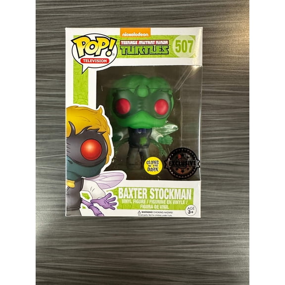 Collectible Funko POP! Television: Teenage Mutant Ninja Turtles - Baxter Stockman (Exclusive)(GiTD) #507