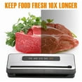 thumbnail image 3 of TEAFIRST Food Saver Vacuum Sealer, Vacuum Sealer Machine, Dry & Moist Food Preservation, Black, 3 of 7