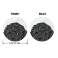 thumbnail image 2 of WIRESTER 2.75 inch Double-Sided Metal Aluminum Christmas Ornament, Festive Tree Decor for Mom, Dad & Loved One - Animal Black Toy Poodle Dog, 2 of 6