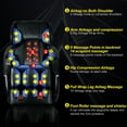 thumbnail image 4 of BestMassage Zero Chair Gravity Full Body Massage Chair with Foot Rollers Built-in Heat Therapy Air Massage System, Brown, 4 of 7