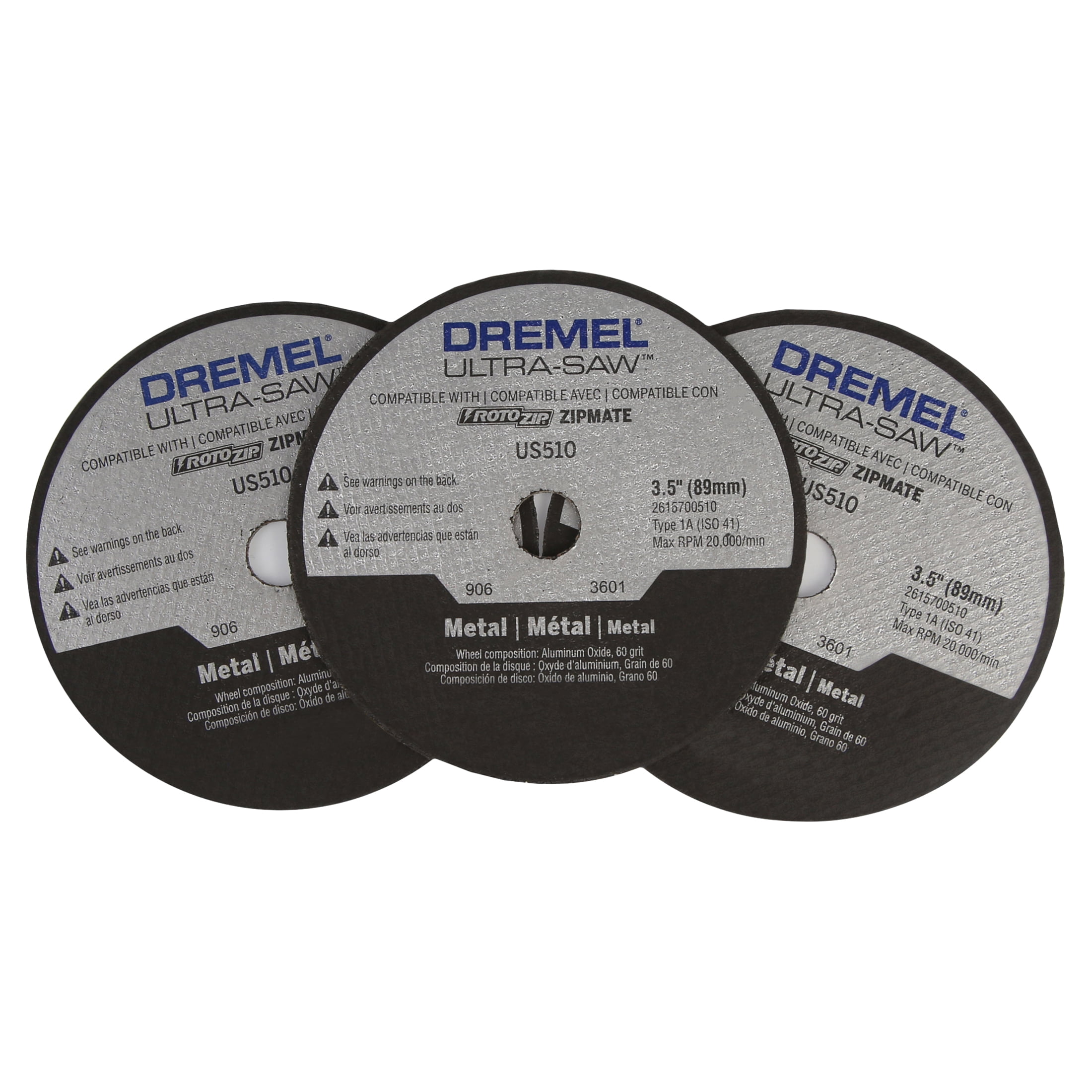 Dremel US700 Ultra-Saw Cutting Kit for Wood, Plastic, Metal, Tile, Laminates, and Cement Board, 6 Pieces