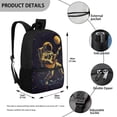 thumbnail image 5 of Jeiento Guitar Astronaut Backpack for Boys 10-12 School Bag Primary School Back Packs with Side Pocket Student Book Bags Elementary Child Schoolbags Rucksack Heavy Duty Daypack, 5 of 6