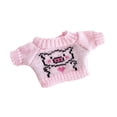 thumbnail image 5 of MERIGLARE 15cm Doll Clothes Doll Clothes for 15cm Doll Soft Dress up Removable Stylish DIY Photo Props Cartoon Doll Sweater Pink, 5 of 8