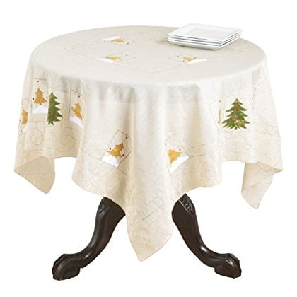 UPC 789323214003 product image for Saro Embroidered Holiday Table Topper | upcitemdb.com