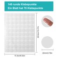 thumbnail image 4 of 140 Pieces Dot Stickers Set Professional Universal Scene Layout Decoration Small Size Rounded Tape Scrapbooking Accessory Props, 4 of 8
