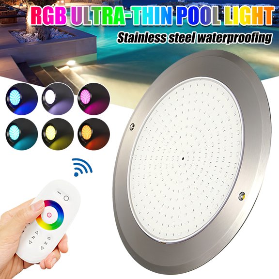 35W Underwater RGB LED Light Mobile APP Remote Control Swimming Pool Submersible Light AC12V/24V IP68 Waterproof Fountain Lamp