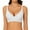 White, variant on Women's Seamless Sleep Bra Wireless Comfort Bra for Sleeping & Lounge Solid Color Bralette Anti Sagging Thin Sports Bra Traceless Soft Support Beige