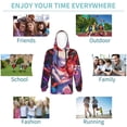 thumbnail image 4 of Youth Cartoon Hoodie Fashion Long Sleeve Kids Pullover Coat Casual Hoody Hooded Sweatshirts for Boys Girls, 4 of 8