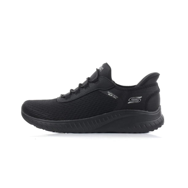Zapatilla sin cordones Skechers Bobs Squad Chaos-in Color Mujer Negra