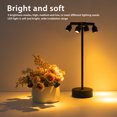 thumbnail image 4 of Modern LED Desk Lamp, 3 Brightness Adjustable Modern LED Cordless Desk Lamp Rechargeable US Plug 100-240V  for Restaurants, 4 of 7