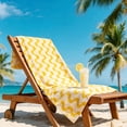 thumbnail image 6 of Lzobxe Microfiber Beach Towel Lightweight Quick Dry Sandless Pool Swim Towel Stripe and Solid Color Beach Blanket for Beach, Pool, Shower, or Bath Use, 6 of 8