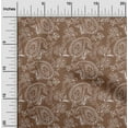 thumbnail image 2 of oneOone Silk Tabby Medium Brown Fabric Block Sewing Craft Projects Fabric Prints By Yard 42 Inch Wide, 2 of 6