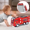 thumbnail image 6 of SUSHANG Fire Engine Car With 4D LED Lights Sounds Fire Engine Vehicle Toy Truck Game Educational Toy Car For 3 4 5 6 Years Old Fire Truck Toy for Boys Girls Kids, 6 of 7