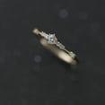 thumbnail image 3 of Womens Adjustable Copper Ring Electroplated White Gold Geometric Ring Affordable Luxury Jewelry Gift for Her, 3 of 5