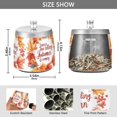 thumbnail image 2 of Yayeee Ashtray with Lid for Cigarette Smokeless Stainless Steel Home Ash Holder, Leaves Pattern, 2 of 7