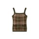 thumbnail image 4 of HH TRAF Camisola corta ajustada con cuello cuadrado sexy para mujer, top de calle, camisola de punto a cuadros de moda de verano para mujer, 4 of 5